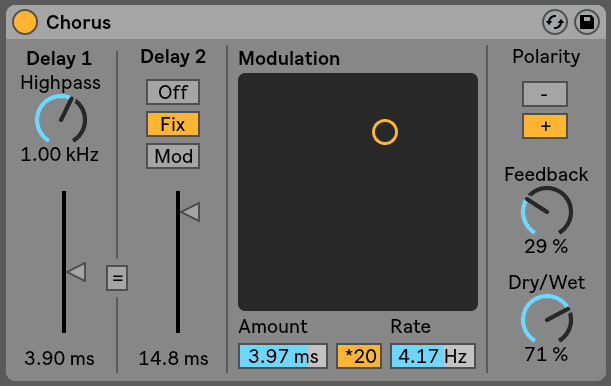 How To Make A Chorus Effect in Ableton
