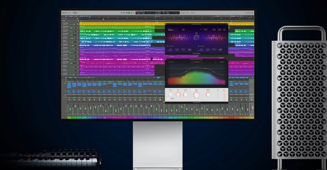 Apple Logic Pro with Avid Pro Tools HD DAW Systems