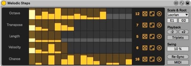 Melodic Steps Sequencer