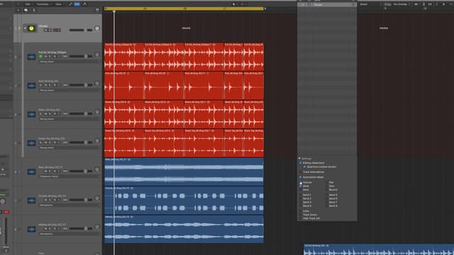 Quantizing Multi-Track Drums in Logic Pro