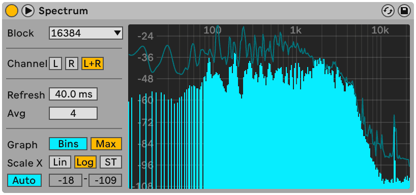 A spectrum analyser, the second opinion your ears need when EQing a master