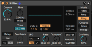 Creative Audio Effects: Shifter