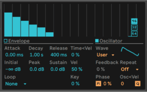 Ableton Advanced course notes - FM: Ableton’s FM synth: Operator Overview