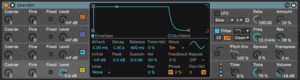 Ableton Advanced course notes - FM: Ableton’s FM synth: Operator Overview