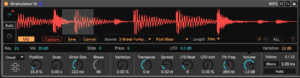 Ableton Advanced course notes - Granular: Filter, Modulators and Capture