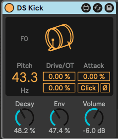 Ableton Advanced course notes - M4L Devices: M4L Drum Synths