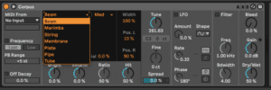 Ableton Advanced course notes - PM: Collision and Corpus: Sound Design