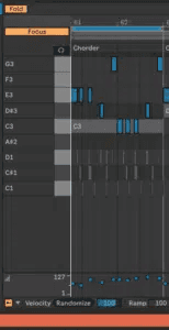 Ableton Live course notes - MIDI Recording of Melodic Instruments