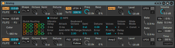 Ableton Live course notes - MIDI Recording of Melodic Instruments