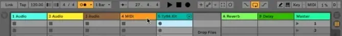 Ableton Live course notes - MIDI Recording of Melodic Instruments