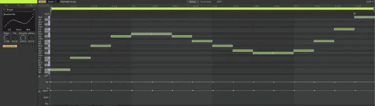 Ableton Live course notes - MIDI Recording of Melodic Instruments
