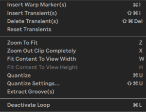 Ableton Live course notes - Session and Arrangement View, Workflow and Warping Basics
