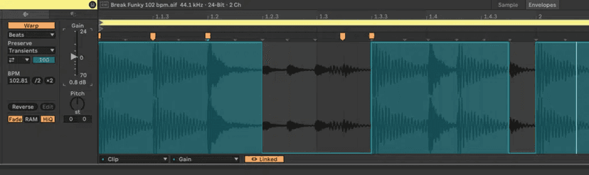 Ableton Live course notes - Session and Arrangement View, Workflow and Warping Basics