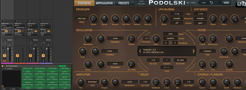 Ableton Live course notes - Using Third Party Plugins