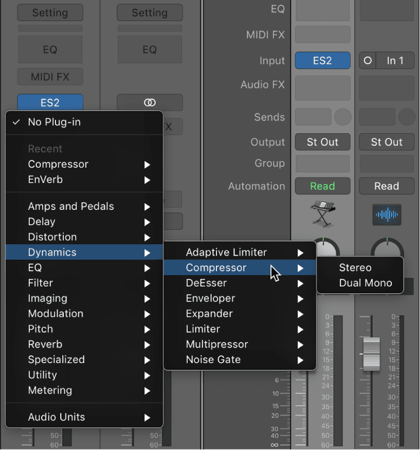 Logic Pro course notes - Audio FX 2