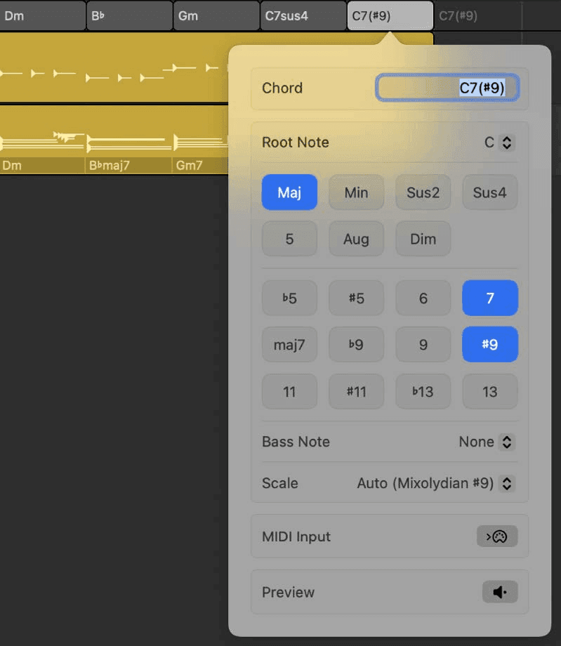 The Chord Track