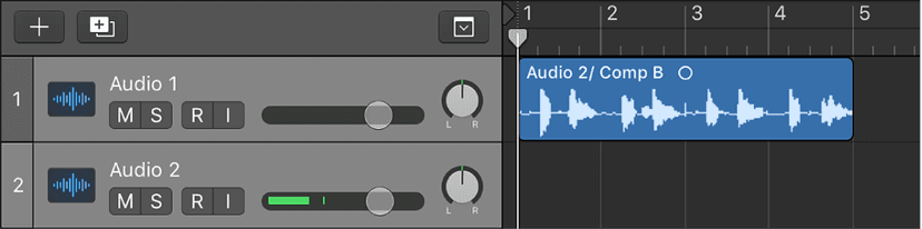 Logic Pro course notes - Comping