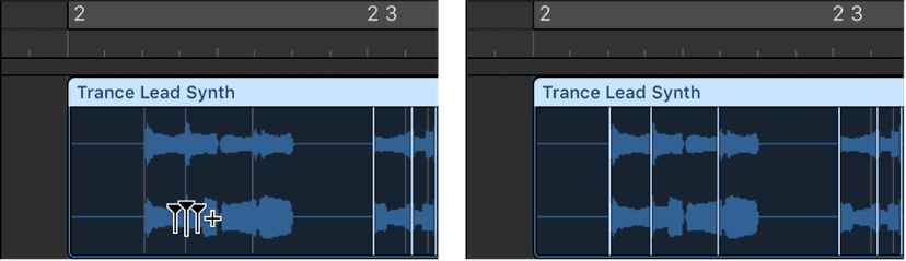 Logic Pro course notes - Flex Time