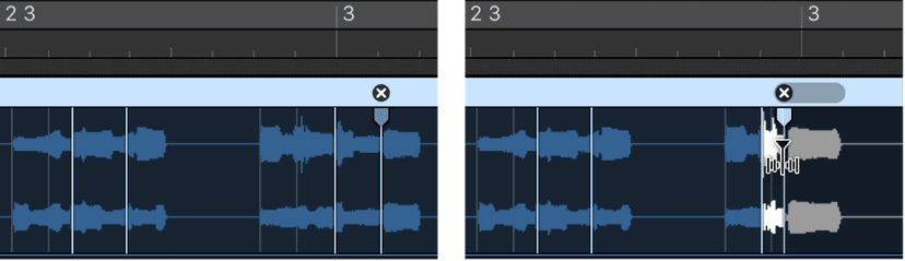 Logic Pro course notes - Flex Time