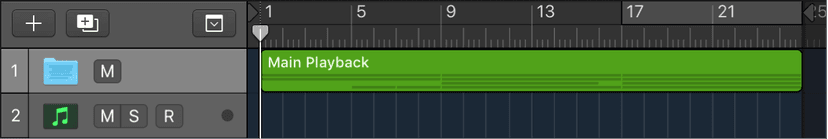 Logic Pro course notes - Folders and Track Stacks