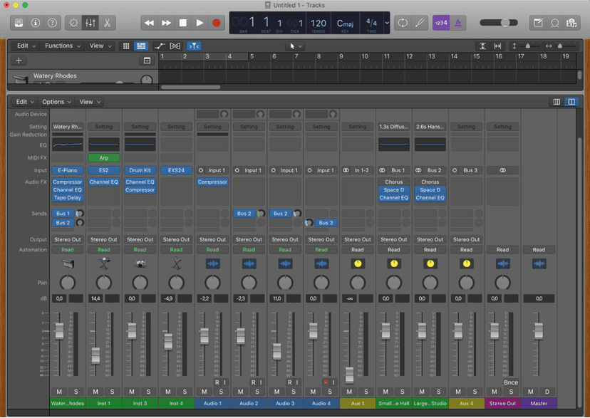Logic Pro course notes - Intro to Mixing
