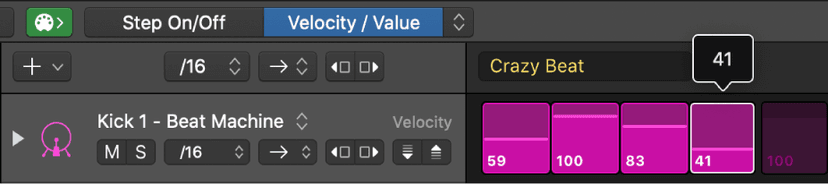 Logic Pro course notes - Making Beats In Step Sequencer