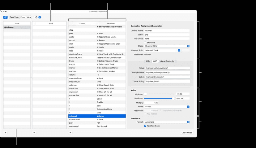 Logic Pro course notes - Control Surfaces and Hardware Control