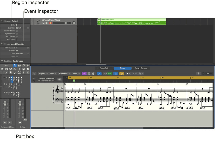 Logic Pro course notes - The Score Editor