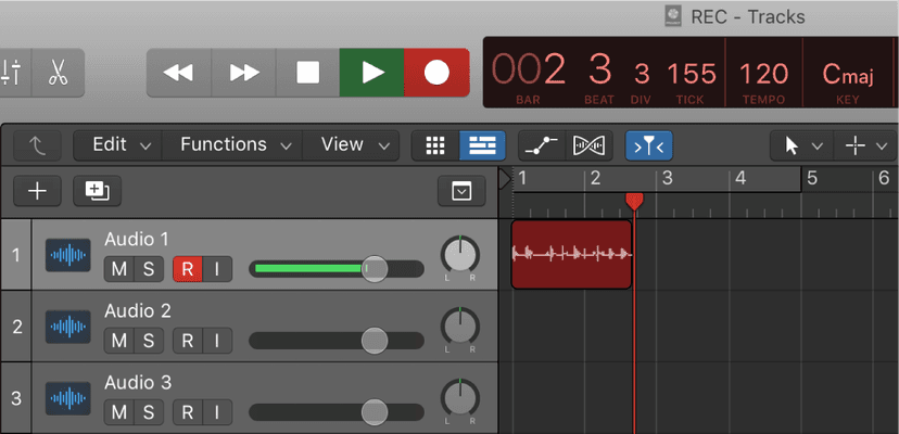 Logic Pro course notes - Recording Audio