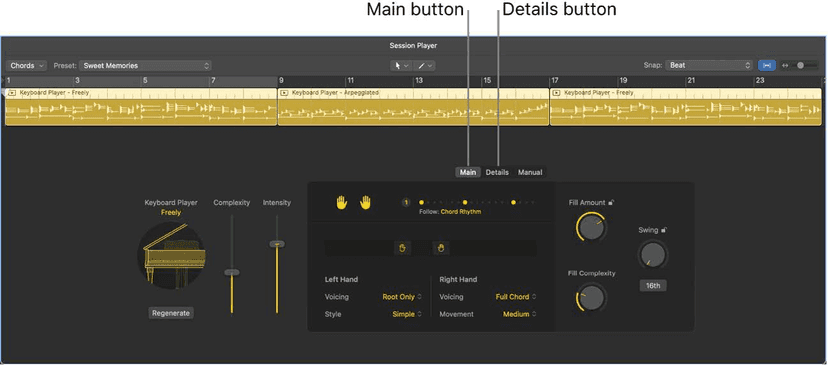 Logic Pro course notes - Session Players