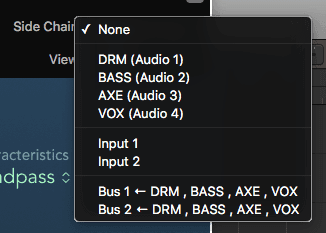 Logic Pro course notes - Side chain and Ducking