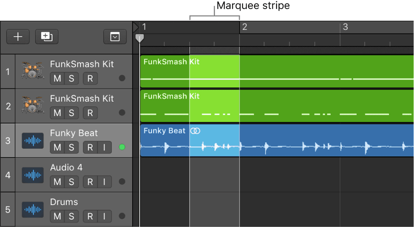Logic Pro course notes - Working with Regions