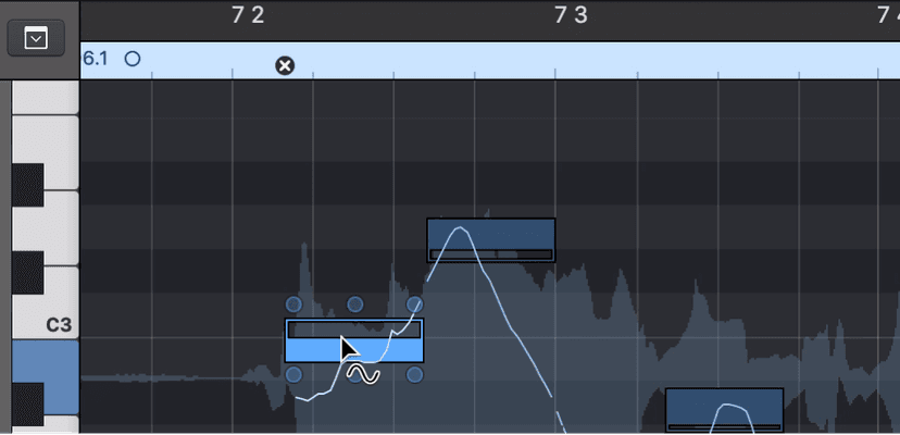 Logic Production course notes - Flex Pitch, Quantizing Audio & Varispeed