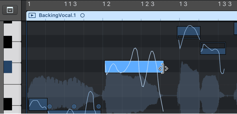 Logic Production course notes - Flex Pitch, Quantizing Audio & Varispeed
