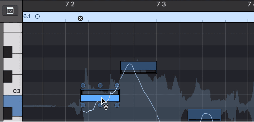 Logic Production course notes - Flex Pitch, Quantizing Audio & Varispeed