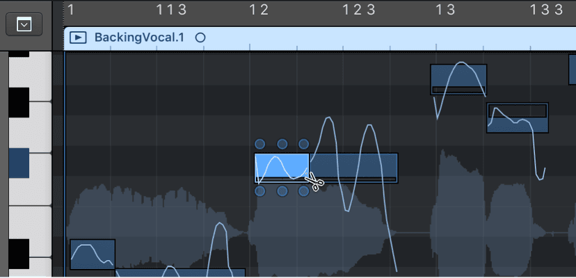 Logic Production course notes - Flex Pitch, Quantizing Audio & Varispeed