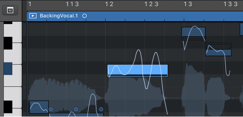 Logic Production course notes - Flex Pitch, Quantizing Audio & Varispeed