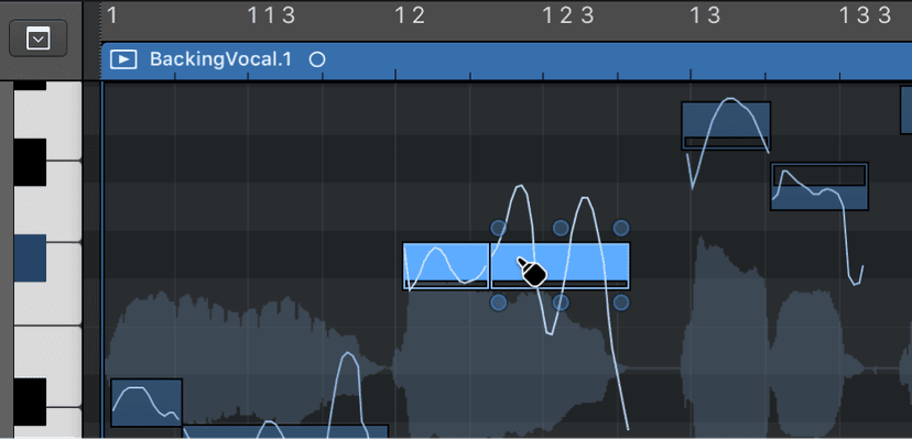 Logic Production course notes - Flex Pitch, Quantizing Audio & Varispeed