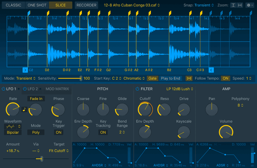 Logic Production course notes - Sampling: Quick Sampler