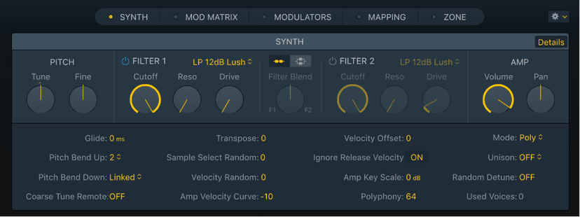 Logic Production course notes - Sampling: Sampler
