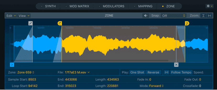 Logic Production course notes - Sampling: Sampler