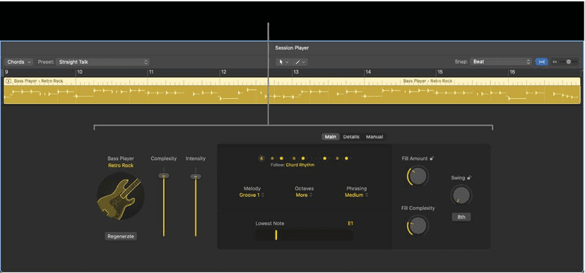 Logic Production course notes - Session Players: Editing the Performance