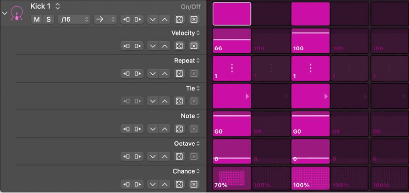 Logic Production course notes - Step Sequencer: Beyond the Grid