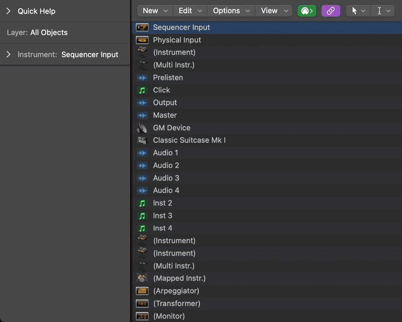 Logic Production course notes - The Environment